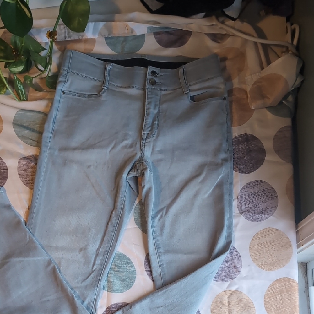 Nine West Women's Sky Blue Skinny Jeans